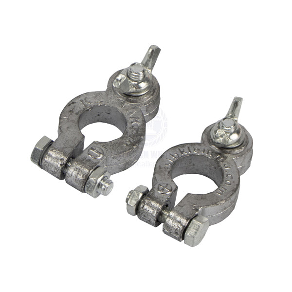 Battery terminals lead pair | Sam Allen