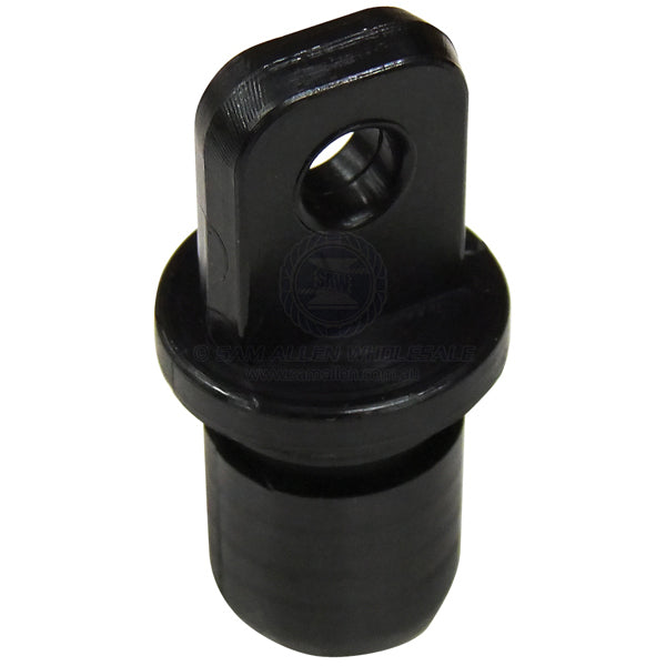 Canopy tube end nylon suit 25mm x 3.0mm tube black - pack of 10 | Sam Allen