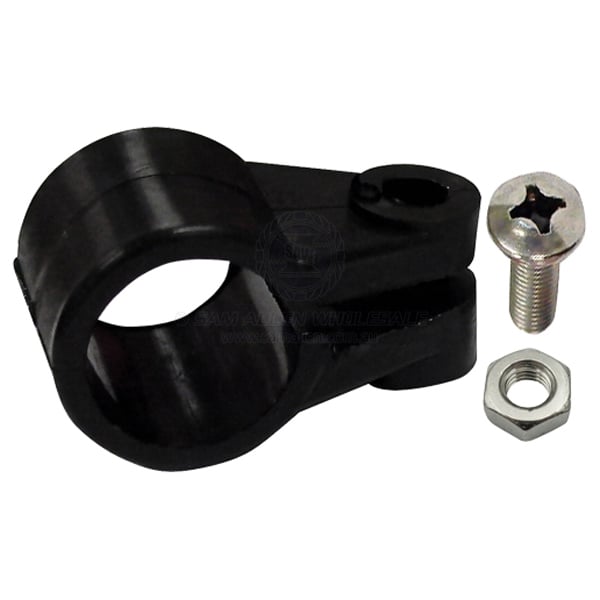 Canopy tube clamp nylon suit 25mm tube with 1/4 SS MT & nut black | Sam Allen