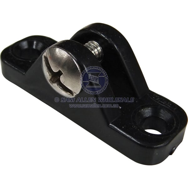 Canopy deck mount nylon low profile with 1/4 UNC SS MT black | Sam Allen