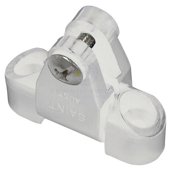 Canopy deck mount nylon hinged white - pack of 10 | Sam Allen
