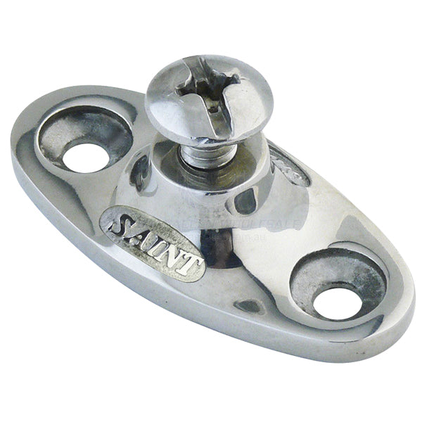 Canopy side mount 316G SS oval with 1/4 UNC MT | Sam Allen