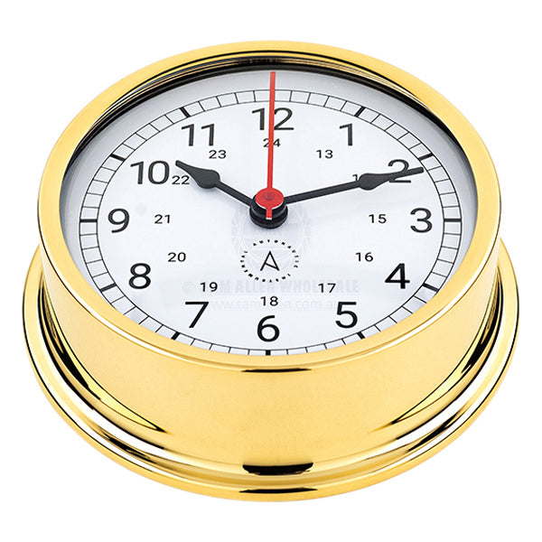 Clock Autonautic Pacific 120mm easy fix base gold brass