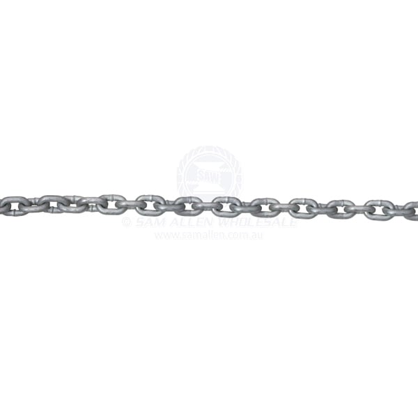 Chain galvanised short link calibrated 8mm x 500kg-approx 335m