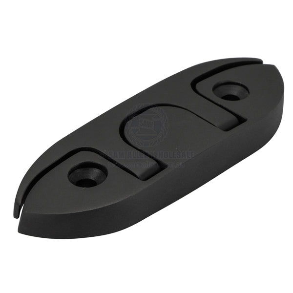 Cleat folding G316 SS black pvd 120mm
