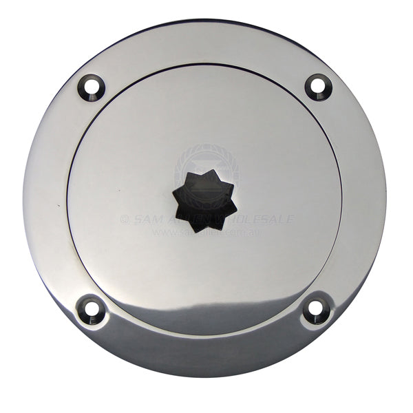 DECK PLATE 109MM W/ STAR HOLE CUT OUT - INCLUDES KEY