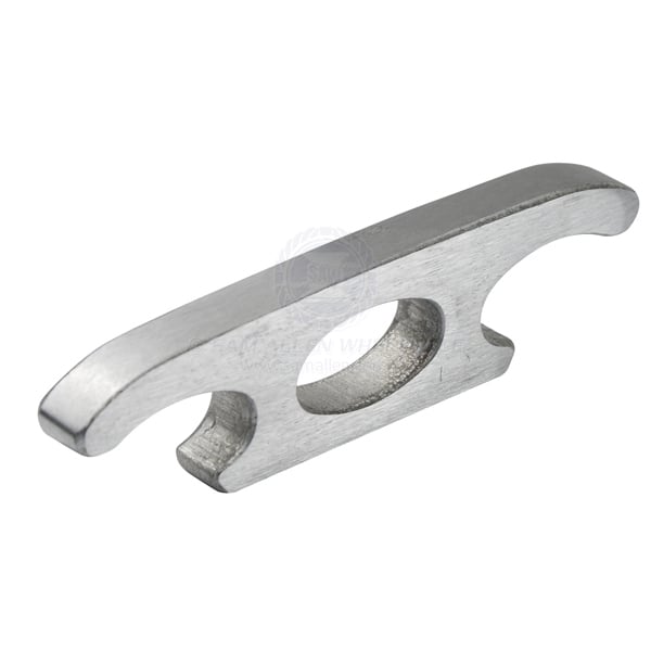 Cleat mooring extruded alloy weld-on 130mm | Sam Allen