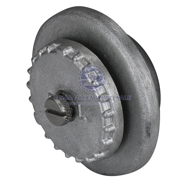 Deck filler alloy weld-in knurled cap with breather 1-1/2in UNF | Sam Allen