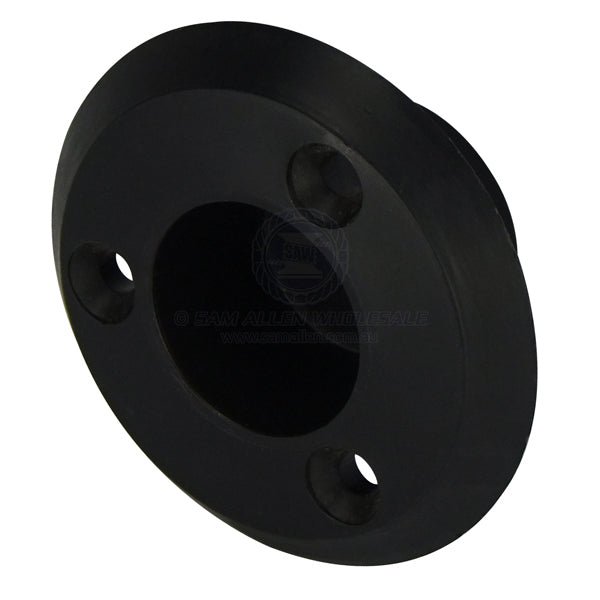 Seat leg socket black nylon flush mount suit 25mm OD | Sam Allen