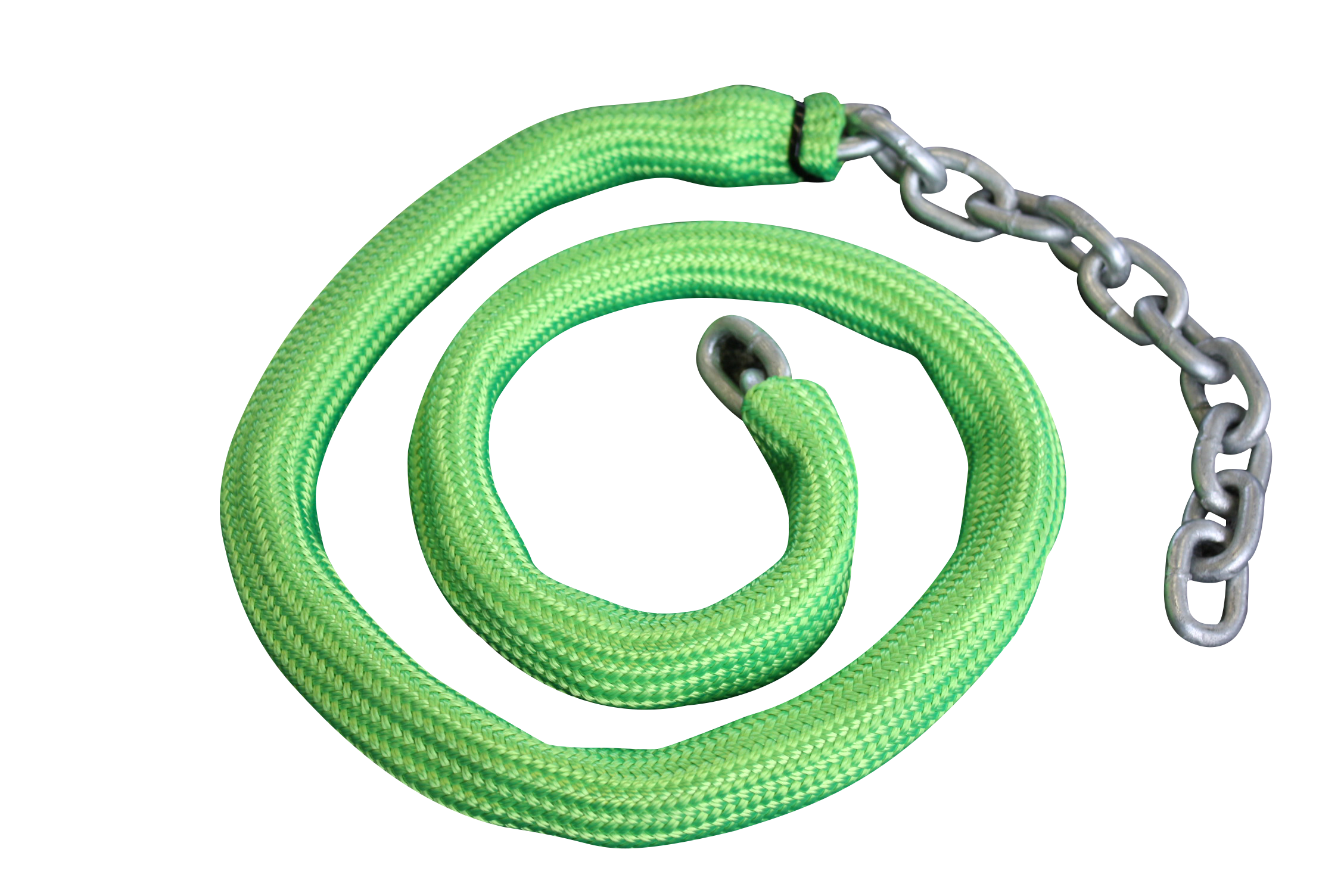 Viper Chainsock To Suit 6mm Shortlink Chain - 12 Mtrs To Suit Rapid Winch - Fluoro Green