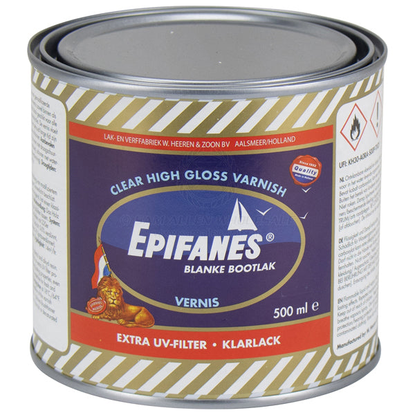 Epifanes Clear Varnish exterior high gloss 500ml | Sam Allen