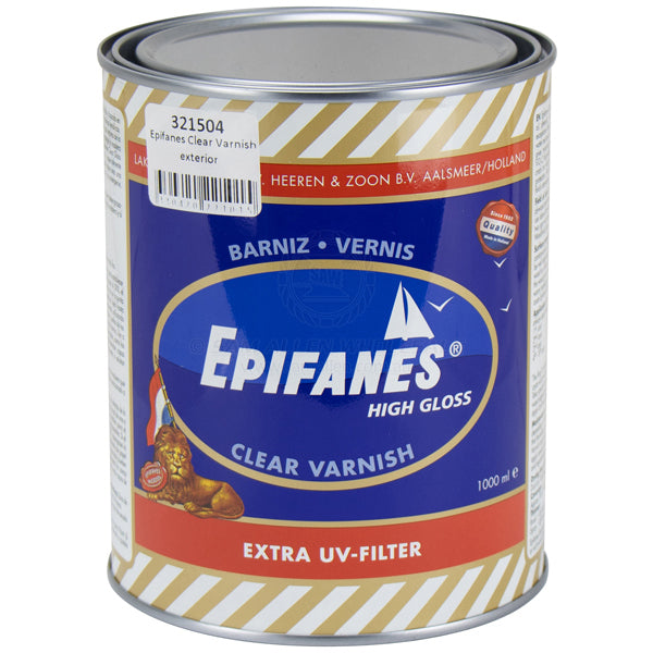 Epifanes Clear Varnish exterior high gloss 1 litre | Sam Allen