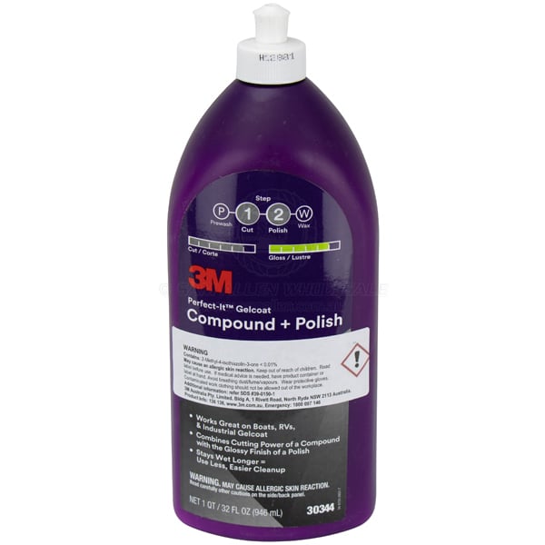 3M Perfect-it Gelcoat Cutting Compound & Polish 946ml - pack of 6