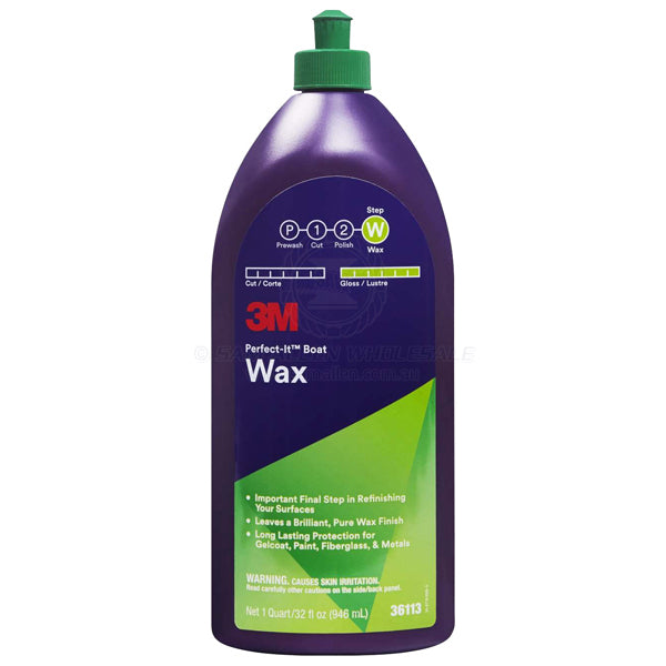 3M Perfect-It Boat Wax 36113 946ml - pack of 6 | Sam Allen