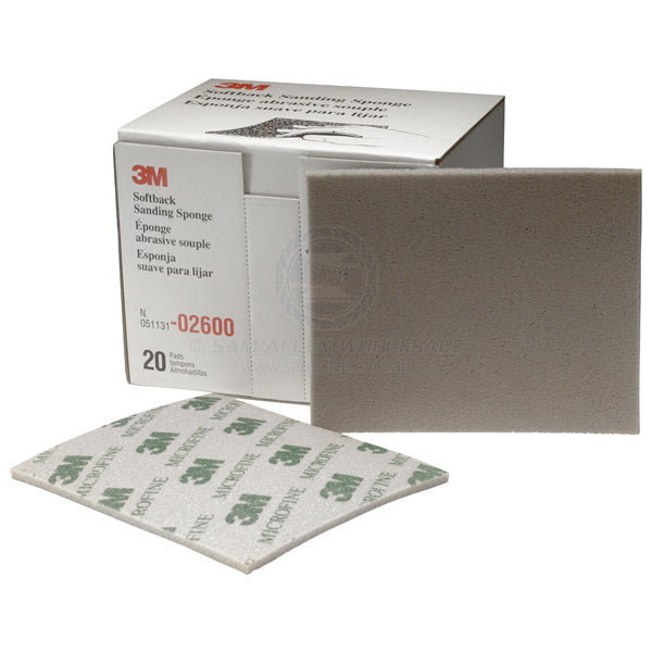 3M Softback Sanding Pad 02600 microfine - pack of 20 | Sam Allen