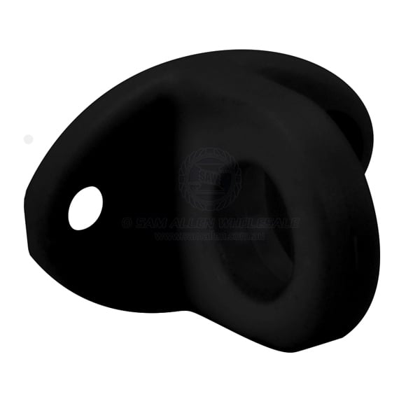 Eye black nylon fixed 35 x 22mm base 10mm ID - pack of 20 | Sam Allen