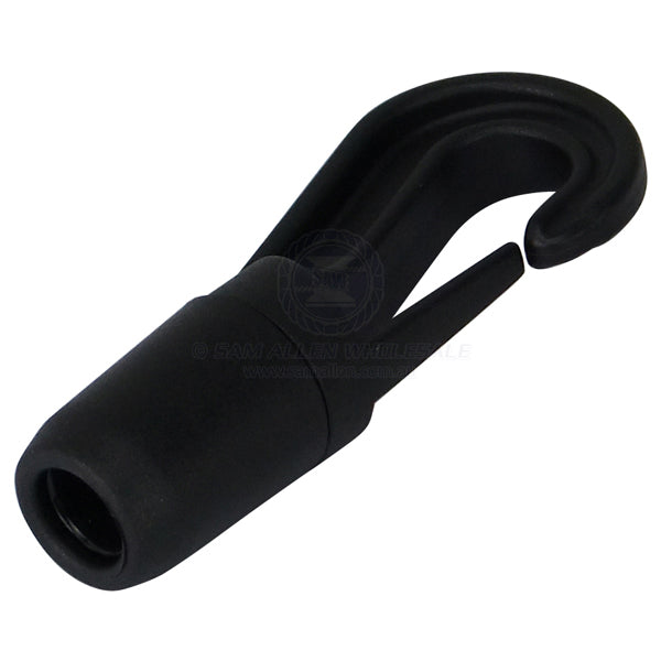 Hook shock cord black nylon 2 part suit 6-8mm diam