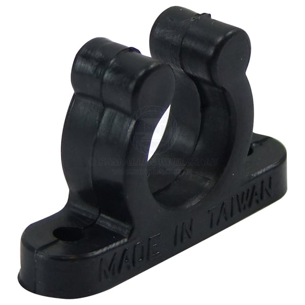 Tube holder nylon suit 20mm OD black - pack of 20 | Sam Allen