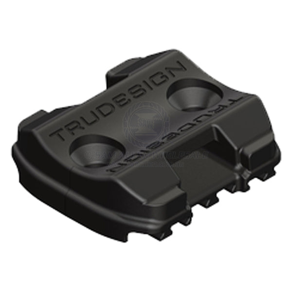 Tube clip base Trudesign black - pack of 10
