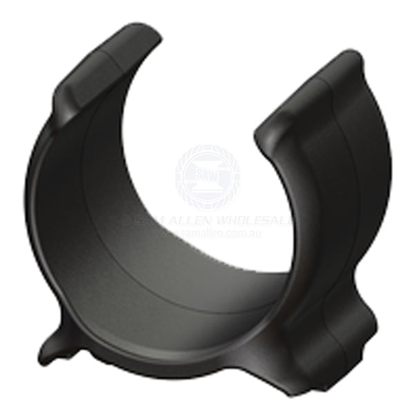 Tube clip top Trudesign black 28mm - pack of 5