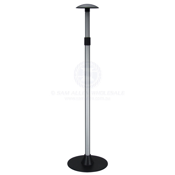 Boat cover pole anodised with nylon domed top & wide base 760-1370mm
