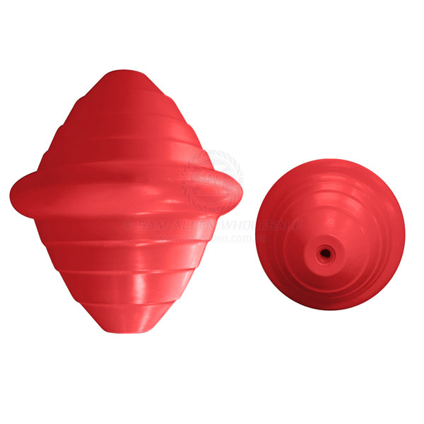 Buoy polyethylene 600mm beehive foam filled red | Sam Allen