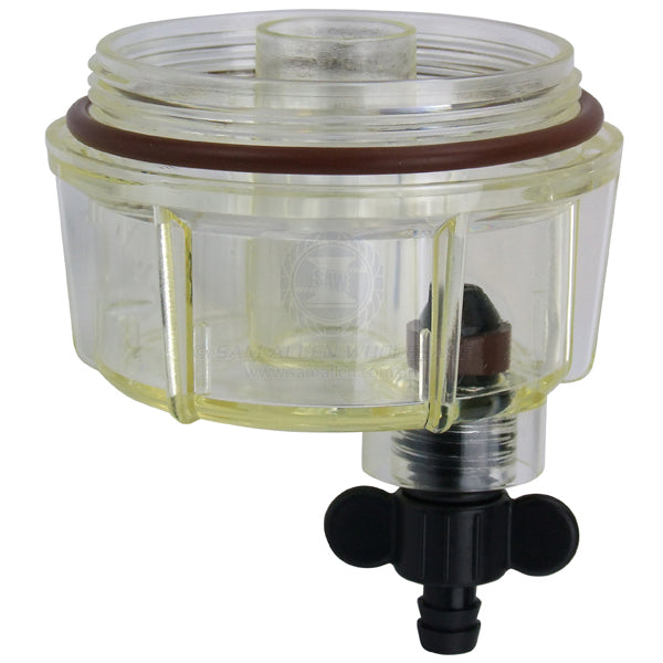 Fuel filter clear bowl Relaxn incl O ring | Sam Allen