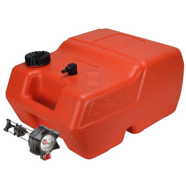 Fuel tank portable polyethylene 24l incl cap with gauge | Sam Allen