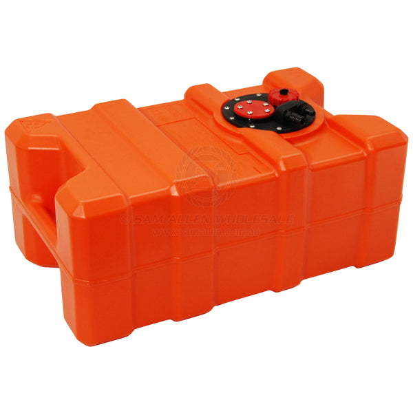 Fuel tank portable polyethylene inc handles 50l 650 x 400 x 280mm | Sam Allen