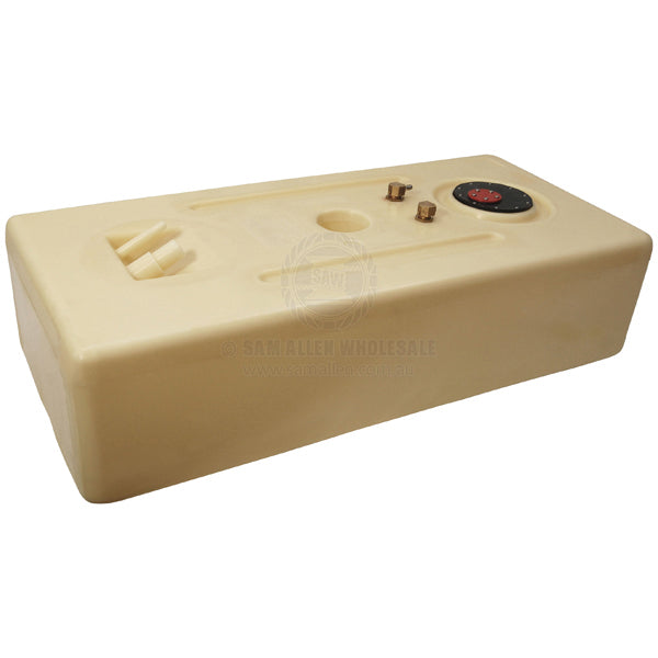 Fuel tank polyethylene with stepped filler port 210l 1240 x 580 x 375mm