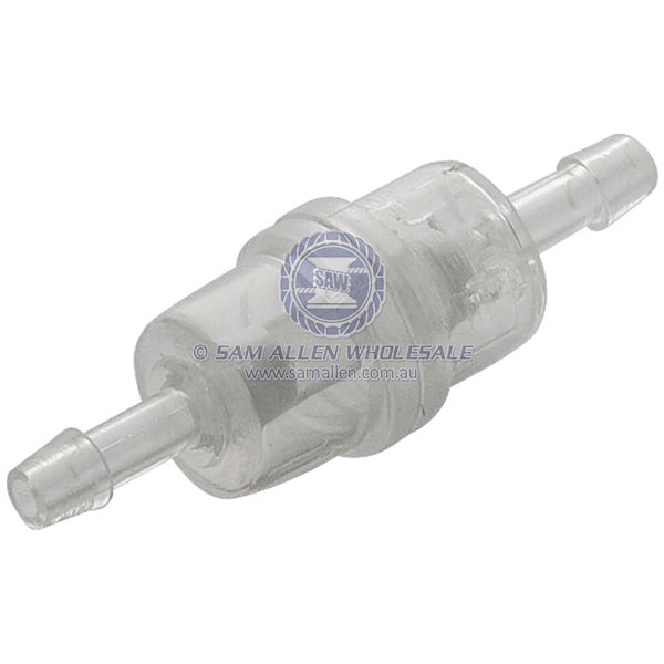 Fuel filter in-line disposable with straight tails suit 5mm ID | Sam Allen