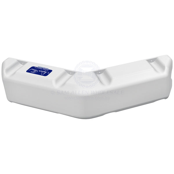 Dock fender Supafend corner 135° white 338 x 338mm ID