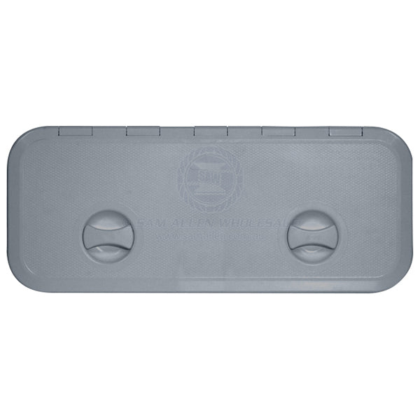 Hatch access Europa grey ASA plastic 600 x 250mm - pack of 12 | Sam Allen