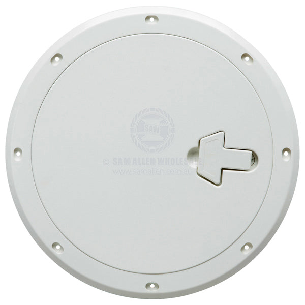 Hatch access Can SB white ASA plastic 315mm diam | Sam Allen