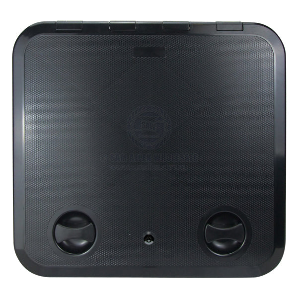 Hatch access Europa with lock black ASA plastic 510 x 460mm | Sam Allen