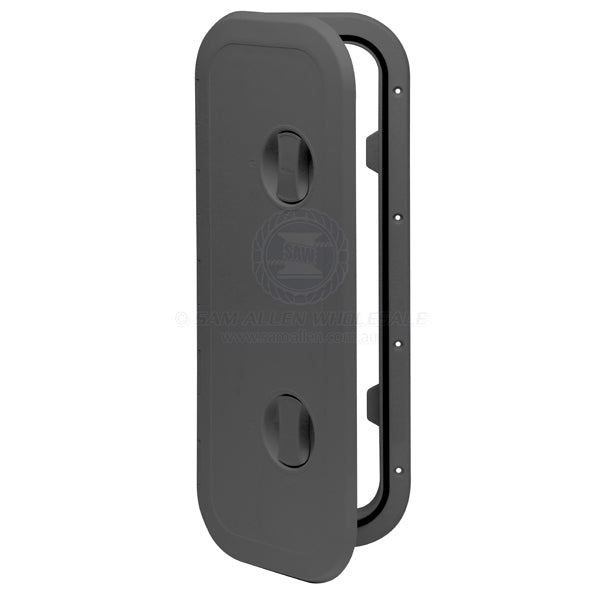 Hatch access Can SB grey ASA hinge option 600 x 243mm