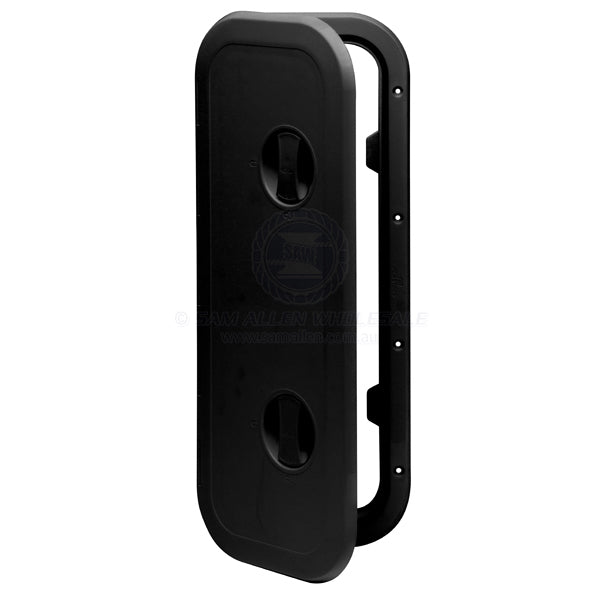 Hatch access Can SB black ASA hinge option 600 x 243mm
