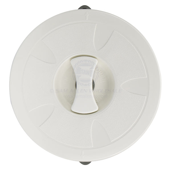 Hatch access Nautylus white ASA plastic 200mm diam