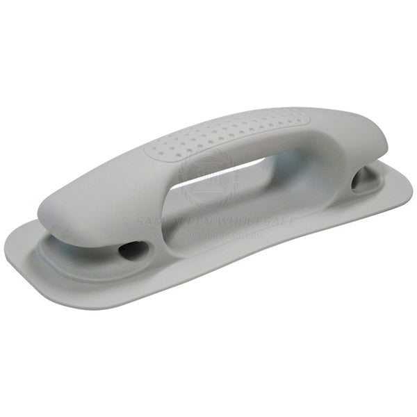 Inflatable dinghy handle light grey rubber with lifeline holes | Sam Allen
