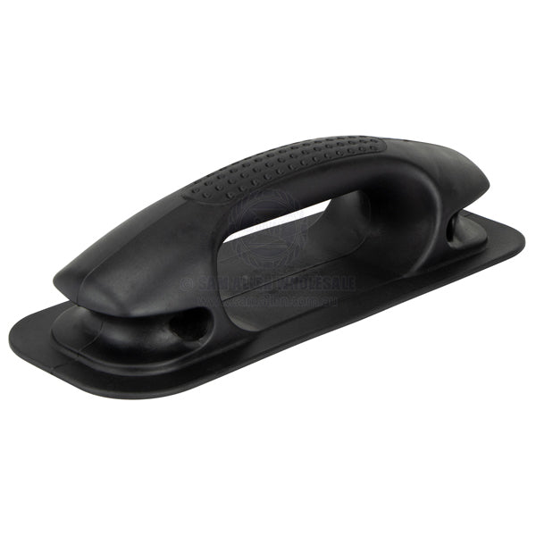 Inflatable dinghy snap davit pad / handle black PVC | Sam Allen