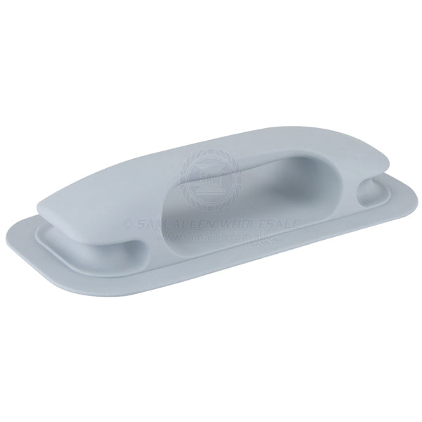 Inflatable dinghy handle light grey rubber no holes | Sam Allen
