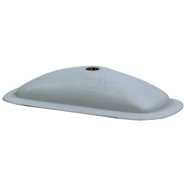 Inflatable dinghy rowlock socket rubber fixed 12mm ID grey | Sam Allen