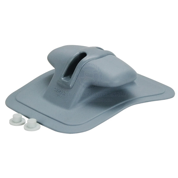 Inflatable dinghy bow bollard with sheave rubber suit 8-14mm grey | Sam Allen
