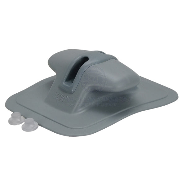 Inflatable dinghy bow bollard with sheave PVC suit 8-14mm grey | Sam Allen