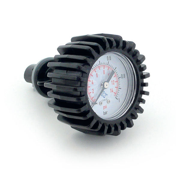 Pressure gauge PVC rubber armoured suit common bayonet valve 14.5 psi