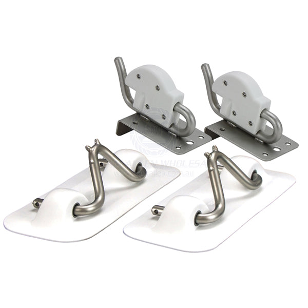 Inflatable dinghy snap davit kit suit PVC white