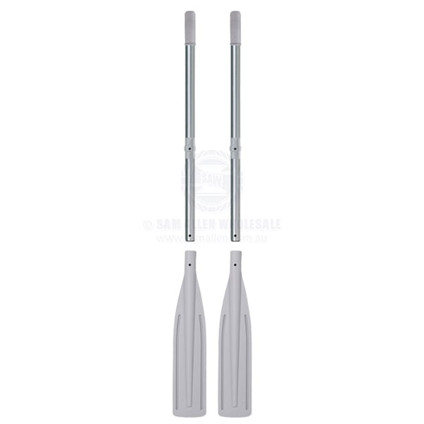 Oars aluminium RSP 160ZK grey suit inflatable dinghy - pair | Sam Allen