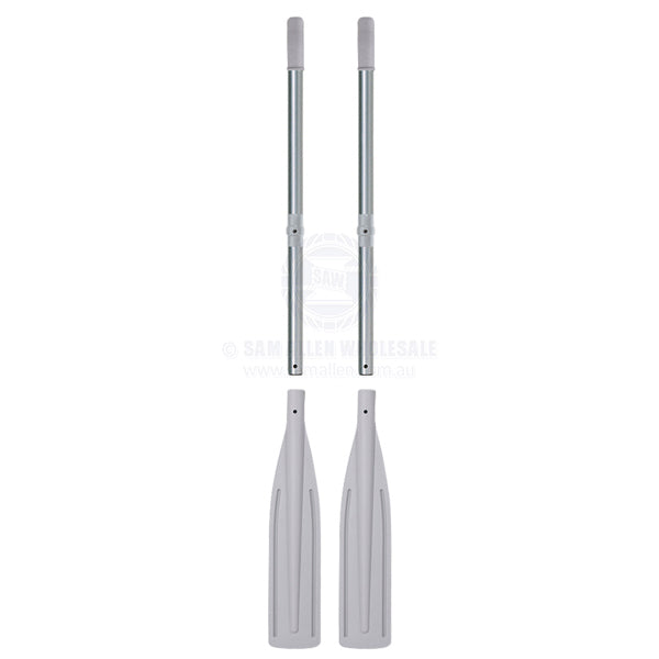 Oars aluminium RSP 160ZK grey suit inflatables - pack of 6 pair | Sam Allen