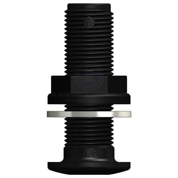 Skin fitting Trudesign black full thread 1/2 BSPM | Sam Allen