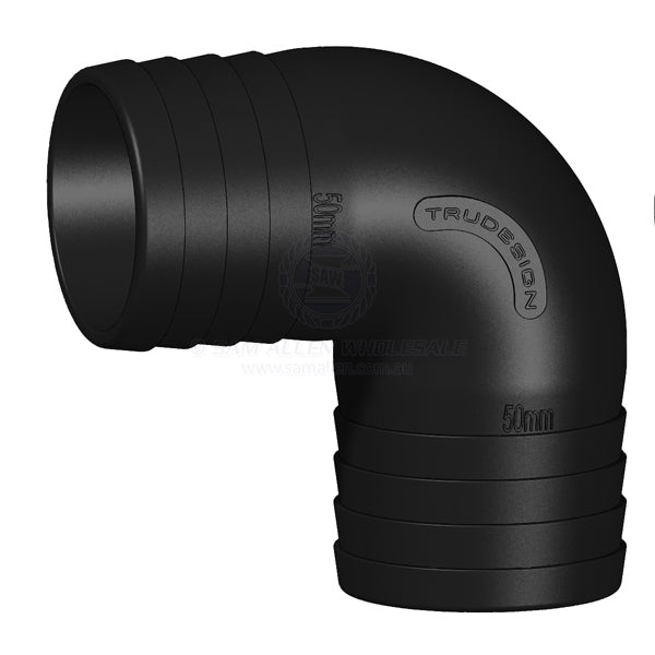 Hose joiner Trudesign black 90° elbow 2 x 2 | Sam Allen